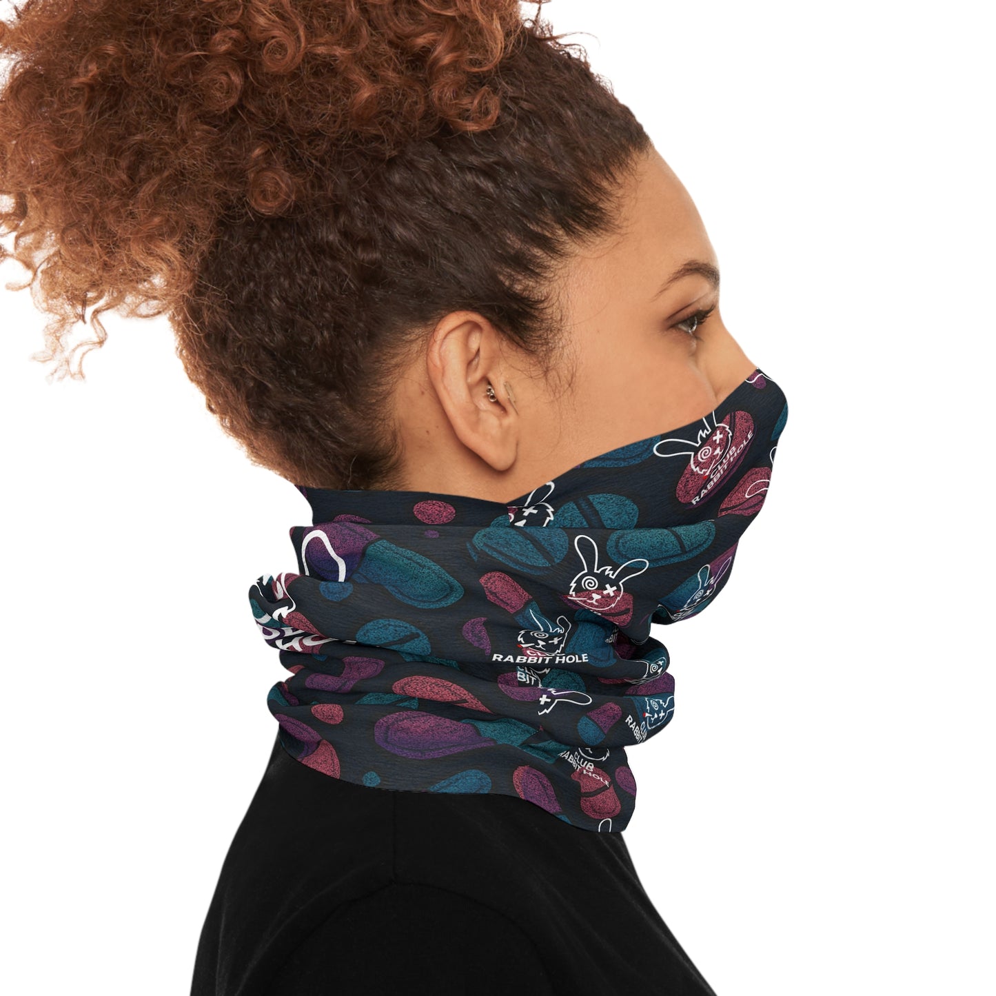 Colorful Capsule Pattern Tube Scarf - Trendy Neck Gaiter for Active Lifestyle