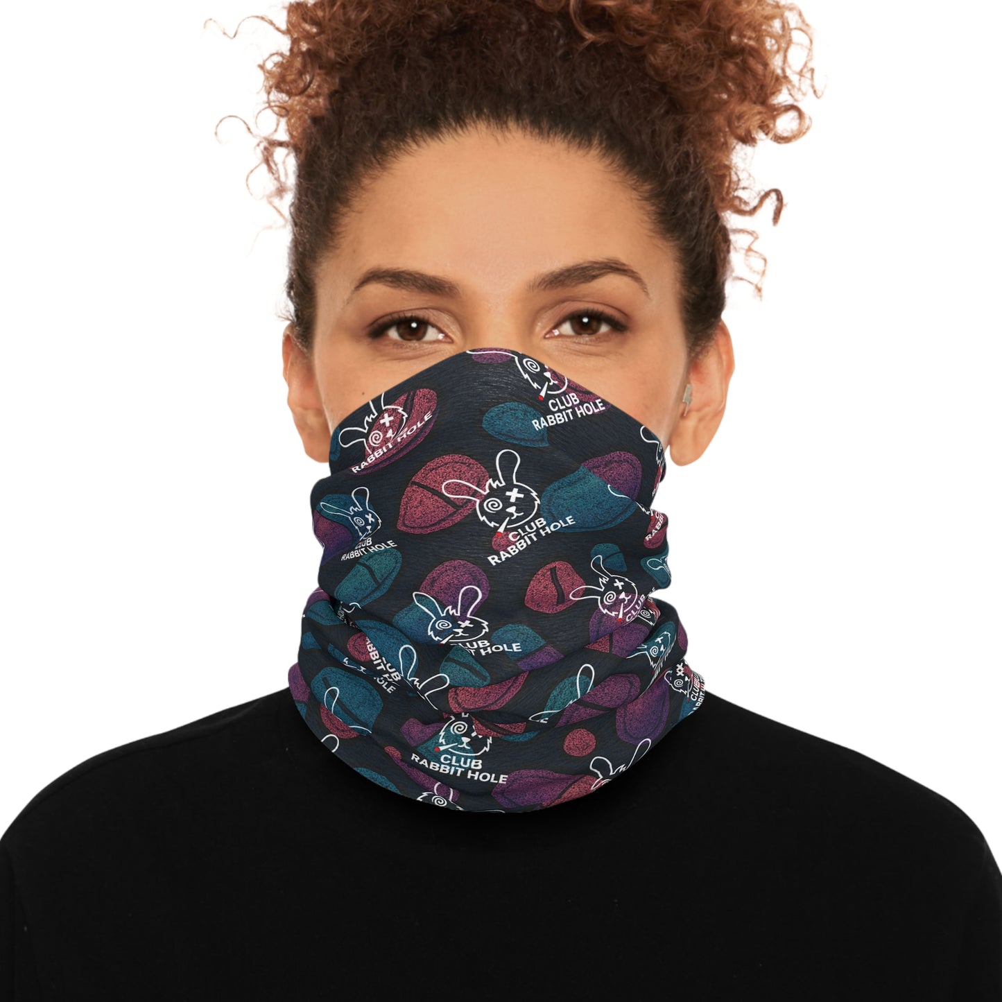 Colorful Capsule Pattern Tube Scarf - Trendy Neck Gaiter for Active Lifestyle