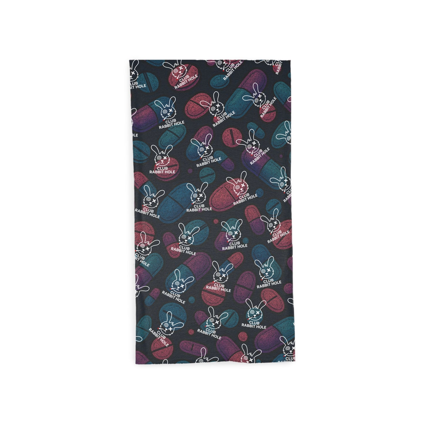 Colorful Capsule Pattern Tube Scarf - Trendy Neck Gaiter for Active Lifestyle
