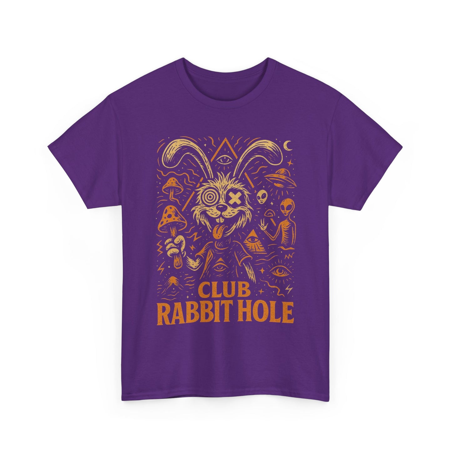 Graphic Tee Psychedelic Mayhem Purple Unisex