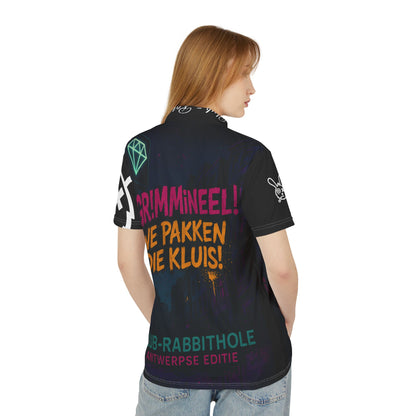 Vibrant Unisex Polo Shirt, Trendy Graphic Shirt for Parties, Unique Casual Wear, Gift for Friends, Fun Summer Fashion